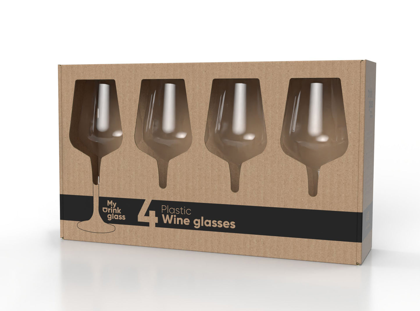 Wijnglazen 4 stuks